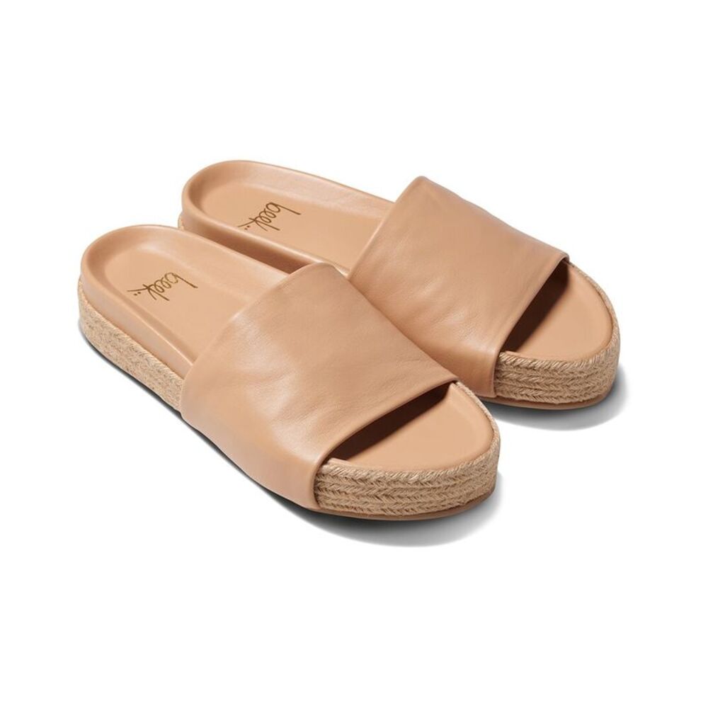 beek Pelican Jute Leather Sandal